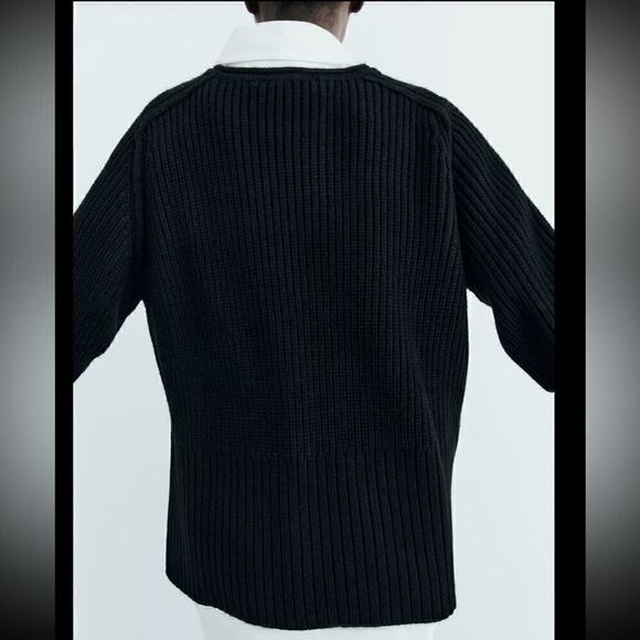 ZARA RIBBED KNIT SWEATER - SIZE XS - BRAND NEW WITH TAG - Picture 6 of 6